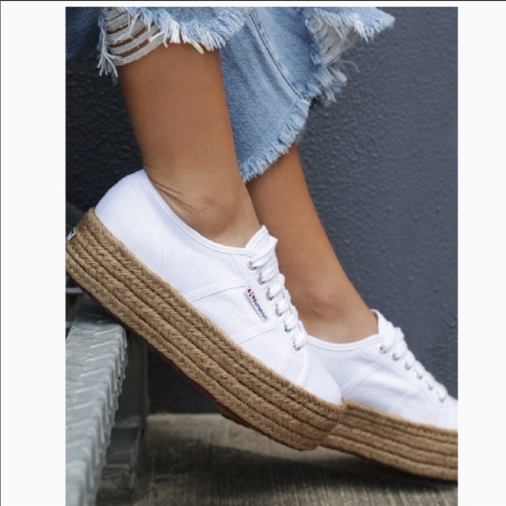 NWB! Superga espadrille sneakers 10